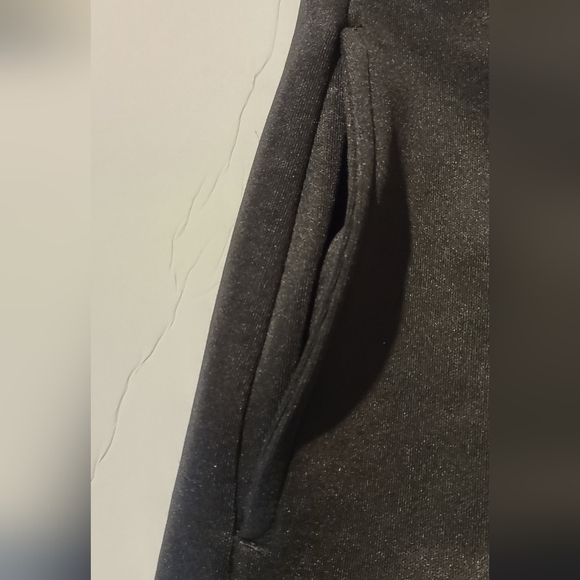 Zara Black Knit High Waisted Wide Leg Pants - Picture 4 of 9